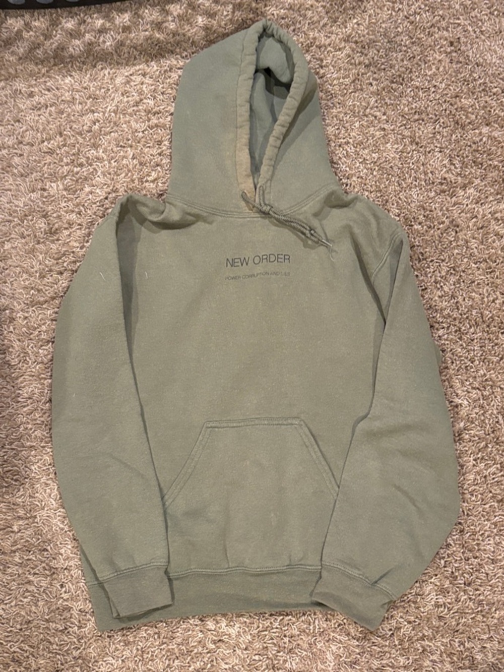 Urban Outfitters New Order Olive Hoodie